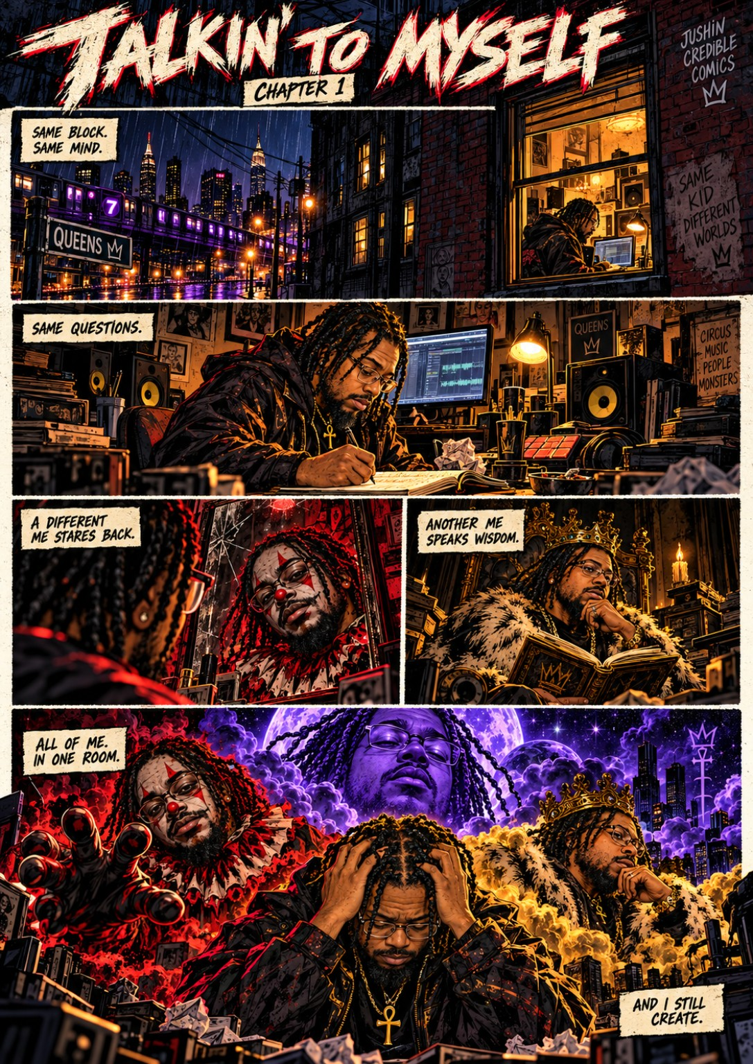 Talkin to Myself comic page