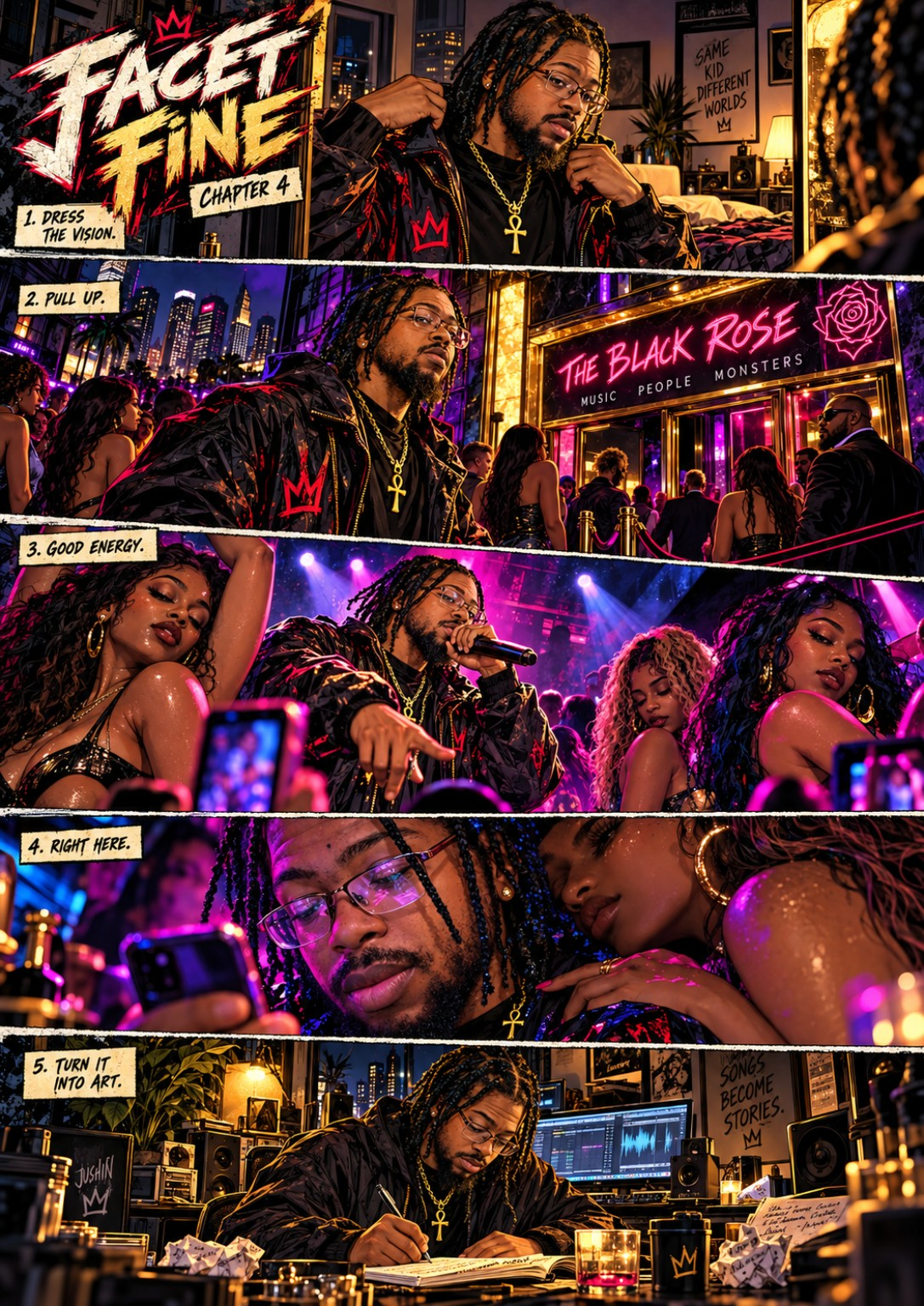Facet Fine comic page